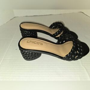 Chico's Black Braided Women's Sandals